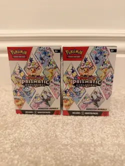 Pokemon TCG Prismatic Evolutions Booster Bundle x2 - BRAND NEW SEALED ✅ - Image 1