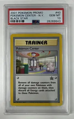 2001 Pokemon Promo Pokemon Center -NY Black Star - PSA 10 #40 - Image 1