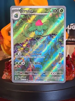 Ivysaur 2023 Pokemon TCG Scarlet & Violet 151 IR #167/165 - Image 1