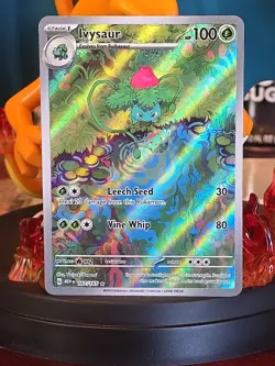 Ivysaur 2023 Pokemon TCG Scarlet & Violet 151 IR #167/165 - Image 2