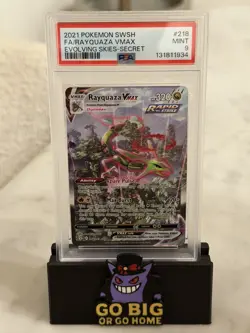 Pokemon 2021 Rayquaza VMAX (Alternate Art Secret) 218/203 Evolving Skies - PSA 9 - Image 1