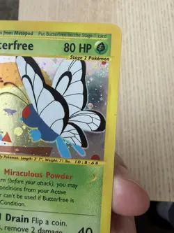 Butterfree 005/165 Expedition Base Set Holo Ultra Rare Pokemon TCG MP-MP+ - Image 3