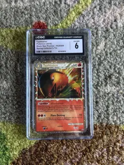Pokemon Black Star Promos Typhlosion Prime HGSS09 CGC 6 - Image 1