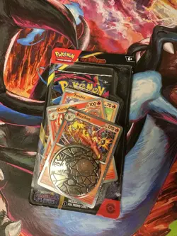 1 Pokemon Mega Evolutions Phantasmal Flames Blister Pack Set Blaziken Hydrapple - Image 1