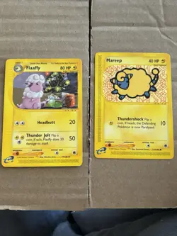 Mareep Flaaffy Pokemon TCG Expedition 119 & 77/165 E-Reader - Image 1