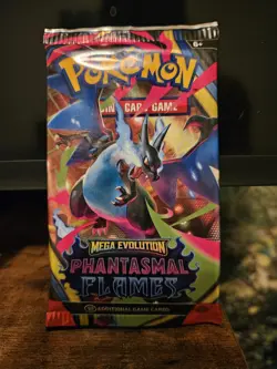 Lot of 5 Pokemon TCG Booster Packs - Phantasmal Flames, Surging Sparks & Journey - Image 2