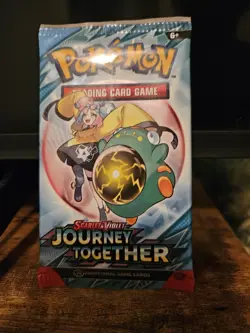 Lot of 5 Pokemon TCG Booster Packs - Phantasmal Flames, Surging Sparks & Journey - Image 4