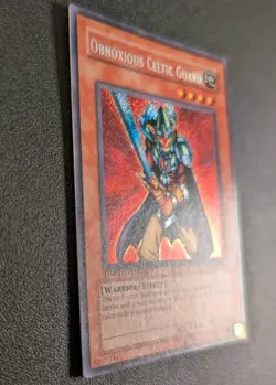Obnoxious Celtic Guard CT1-EN006 Secret Rare Limited Edition LP - Image 4