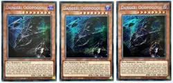 3 x MP20-EN001 Danger! Ogopogo! - Secret Rare 1st Edition Lightly Played YuGiOh - Image 1