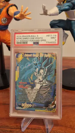 Dragonball Super Card Meteoric SSB Vegito BT7-118 SPR-S 2019 SIGNATURE PSA9 - Image 1