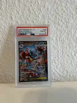 PSA 10 Pokemon Card Mega Lucario ex SAR 088/063 M1L Mega Brave Japanese - Image 1