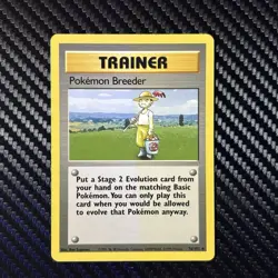 Trainer Pokemon Breeder 76/102 Pokemon TCG Pokemon Card (MYREF#4) - Image 1