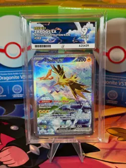 Pokemon TCG Zapdos EX Card 202/165 Scarlet Violet-151 Sir Ace 9 - Image 1
