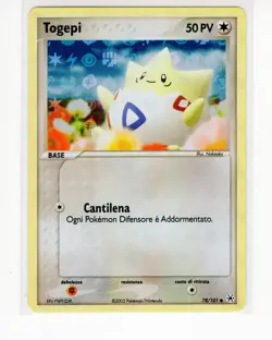 ~ITA~ ITALIAN Togepi 78 Reverse Holo Hidden Legends Pokemon Card (g3) - Image 1