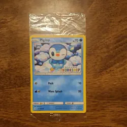 Build a Bear Pokemon Card Piplup Promo Trading Card SEALED NEW - Image 3