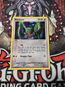 Rayquaza Holo 3/17 Pop Series 1 Promo Rare Pokemon Card - LP - Image 1