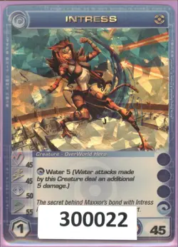 (300022) INTRESS 45/45/50/55/45 SUPER RARE Premium Pack Foil Chaotic Card - Image 1