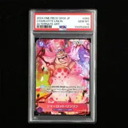 PSA GEM MT 10 2024 ONE PIECE JPN .TCG Card #069 CHARLOTTE LINLIN - Image 1
