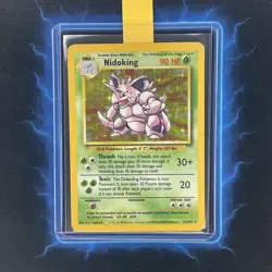 🔥 Nidoking 11/102 🔥 Original Holo Rare Base Set Pokemon Card 1999 WOTC TCG - Image 1