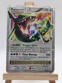 Pokemon TCG Rayquaza C LV X Holo Ultra Rare Card 146/147 Supreme Victors - Image 1