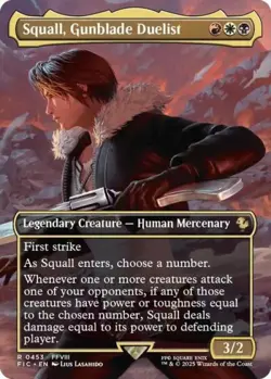 ~ Squall, Gunblade Duelist (Borderless) ~ NM Foil ~ ~ MTG ~ - Image 1