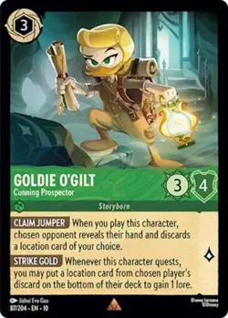 ~ Goldie O'Gilt - Cunning Prospector ~ NM Cold Foil ~ Whispers in the Well ~ - Image 1