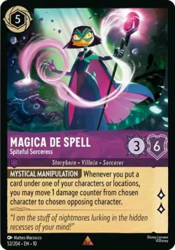 ~ Magica De Spell - Spiteful Sorceress ~ NM Cold Foil ~ Whispers in the Well ~ - Image 1