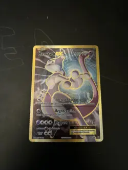 Pokemon TCG Mewtwo EX 103/108 Ultra Rare Holo Card Evolutions XY - Image 1
