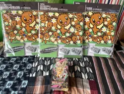 Sealed BOX MEGA DREAM ex M2a with shrink + 3× Pokemon Center eevee Long Card Box - Image 1