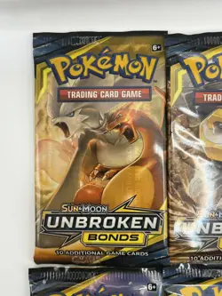 Unbroken Bonds [10 card] Booster Pack x4 (Complete Art Set) Pokemon TCG - Image 3