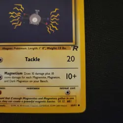 Pokemon TCG Magnemite Team Rocket 60/82 1st Edition Common Card WOTC 2000 - Image 5
