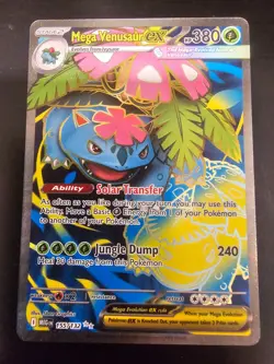 Mega Venusaur ex 155/132 ME01: Mega Evolution Ultra Rare Pokemon Card - Image 1