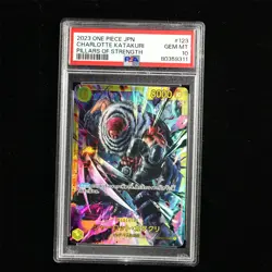 PSA GEM MT 10 2023 ONE PIECE JPN .TCG Card #123 Charlotte Katakuri - Image 2