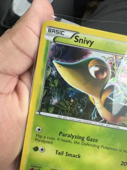 Snivy BW06 Black & White Black Star Promo holo- LP - Pokemon card TCG - Image 3