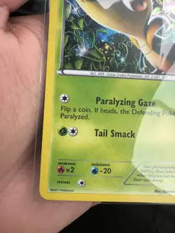 Snivy BW06 Black & White Black Star Promo holo- LP - Pokemon card TCG - Image 4