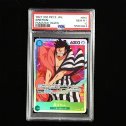 PSA GEM MT 10 2022 ONE PIECE JPN .TCG Card #040 KIN EMON - Image 2