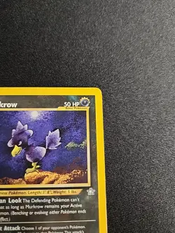 Murkrow 24/111 -1st Edition- Rare Neo Genesis Pokemon Card - Image 3