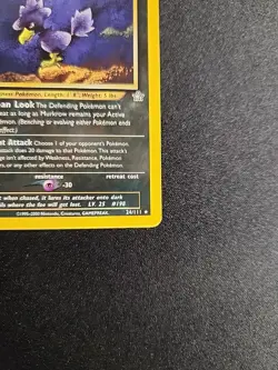Murkrow 24/111 -1st Edition- Rare Neo Genesis Pokemon Card - Image 5