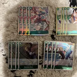 One Piece zoro law it’s sanji event (Playset of 4)(OP-13 English) 20x cards - Image 2