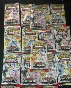 Pokemon Prismatic Evolutions Booster Pack - 10 Cards/Pack - Random Art - SEALED - Image 2