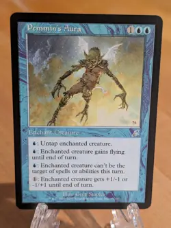 MTG Pemmin's Aura, NM+, English Scourge Clean Card - Image 1