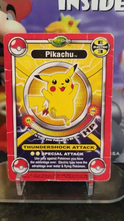 Vintage 2000 PIKACHU Think Chip Battle Stadium POKEMON Electronic Trading Card - Image 1