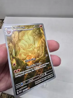 Pokemon Card TCG: Ninetales 199/197 Obsidian Flames Illustration Rare (IR) NM - Image 2