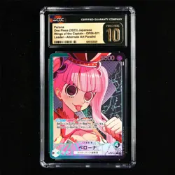 CGC PRISTINE 10 2023 ONE PIECE JPN .TCG Card OP06-021 Perona - Image 2
