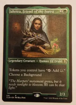 Jaheira, Friend of the Forest #518 Foil Etched NM + - Image 1
