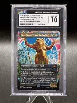 SAB-SUNEN, LUXA EMBODIED Mtg Aetherdrift Borderless Mythic CGC 10 - Image 1