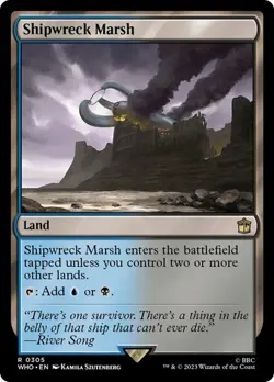MTG - Shipwreck Marsh - Doctor Who - Magic the Gathering - Image 1
