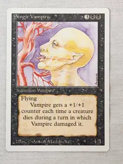 NM Sengir Vampire Revised Mtg Magic the Gathering - Image 1