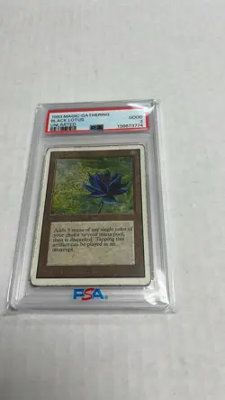 Magic the Gathering Unlimited Black Lotus PSA 2 - Image 3