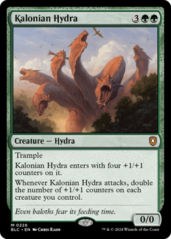 Kalonian Hydra - 226 - BLC Set- Near Mint - MTG - Image 1